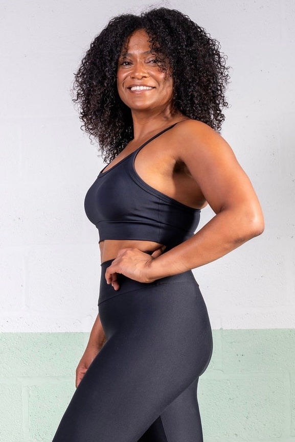 Tiger Black- Sports Bra