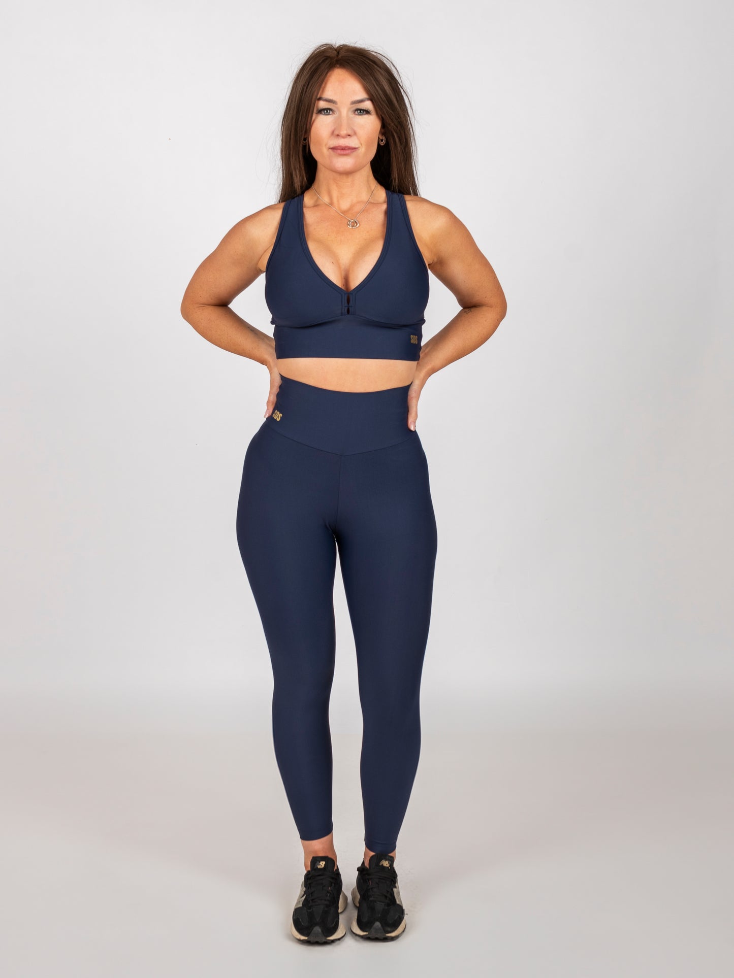 Navy Panther -Ankle Length