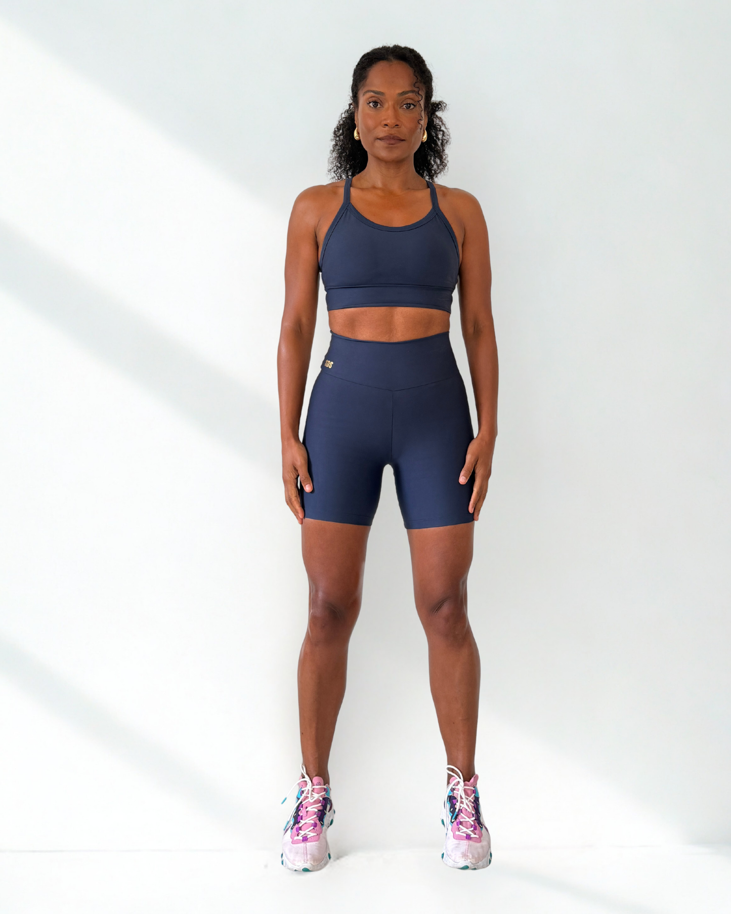 Navy Power- Shorter Shorts