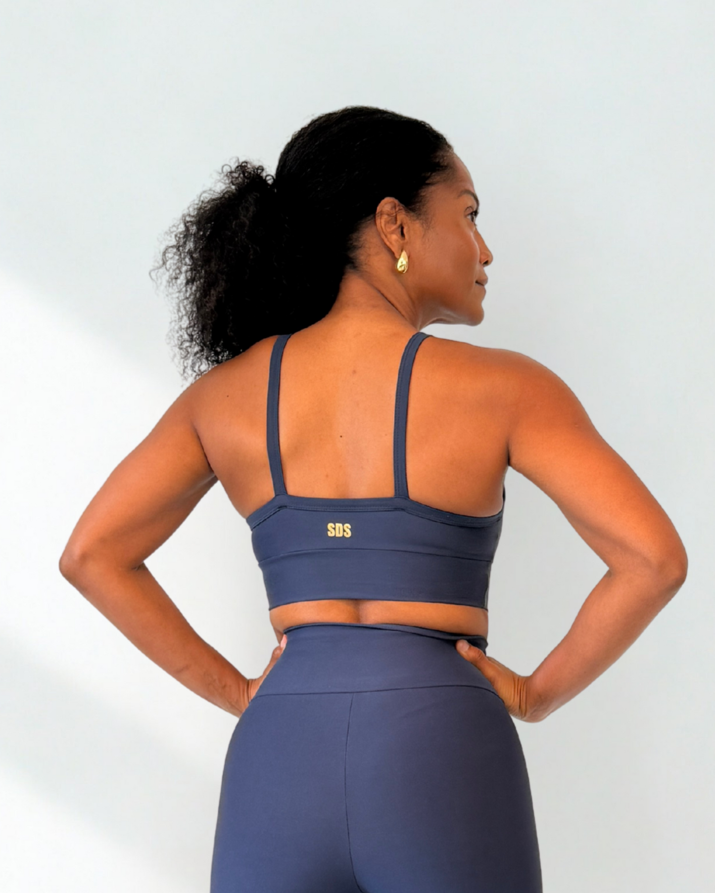 Tiger Navy Bra