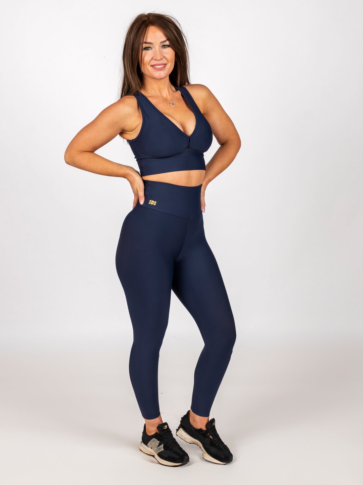 Navy Panther -Ankle Length