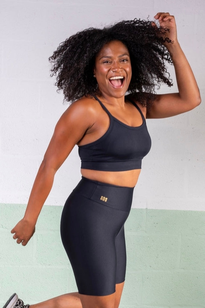 Tiger Black- Sports Bra