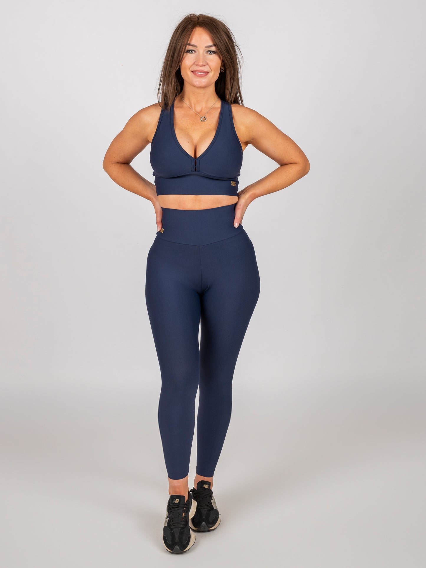 Navy Panther -Ankle Length