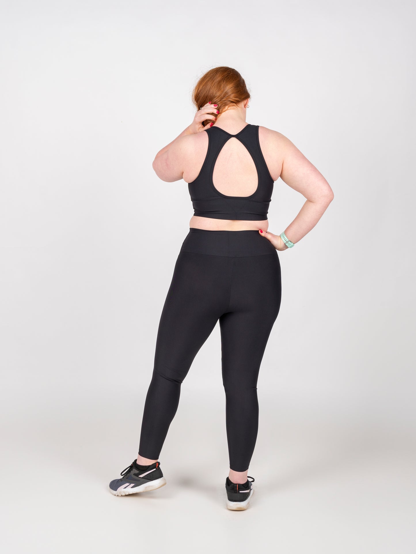 Black Decote -Cropped Bra