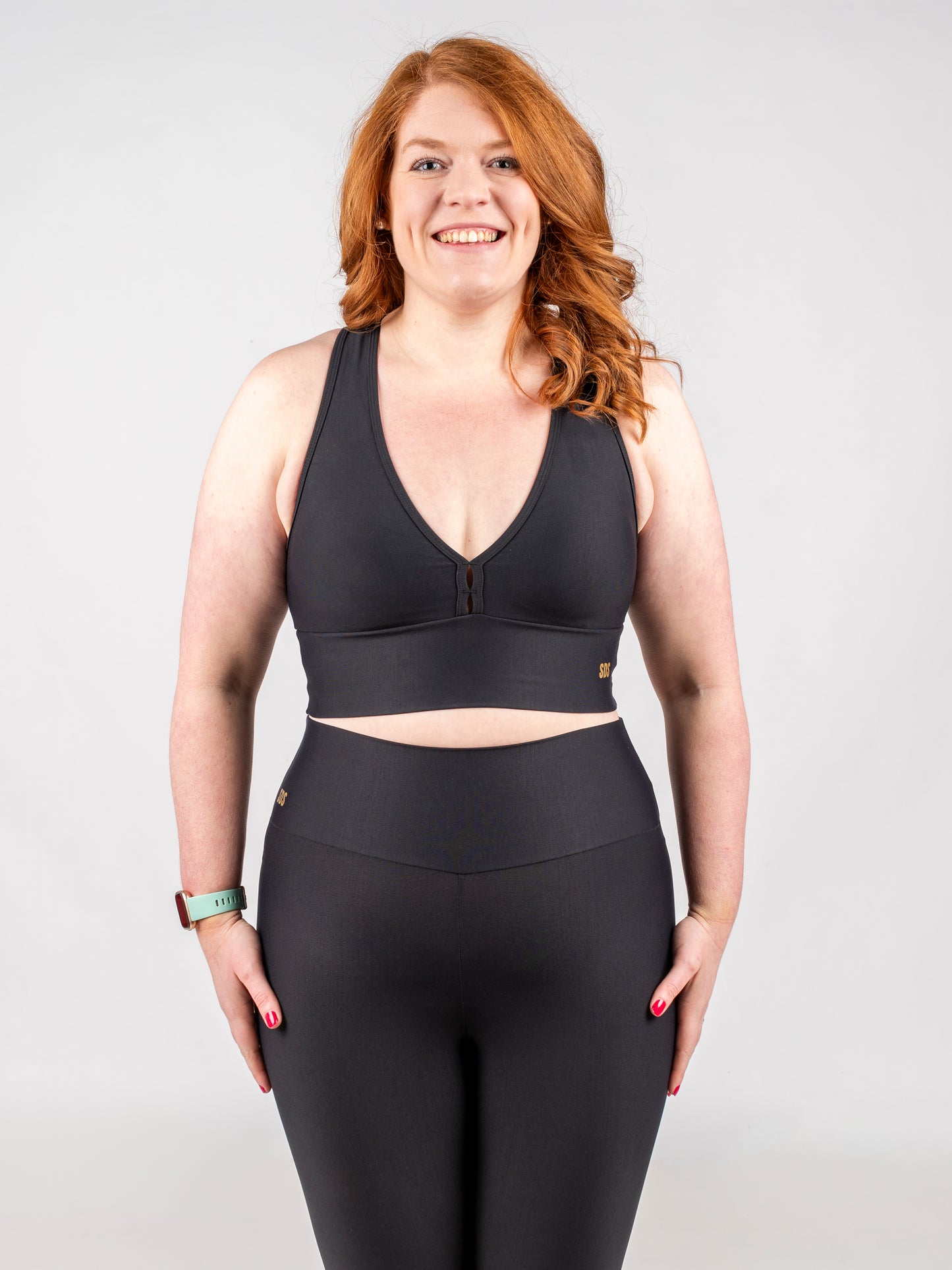 Black Decote -Cropped Bra