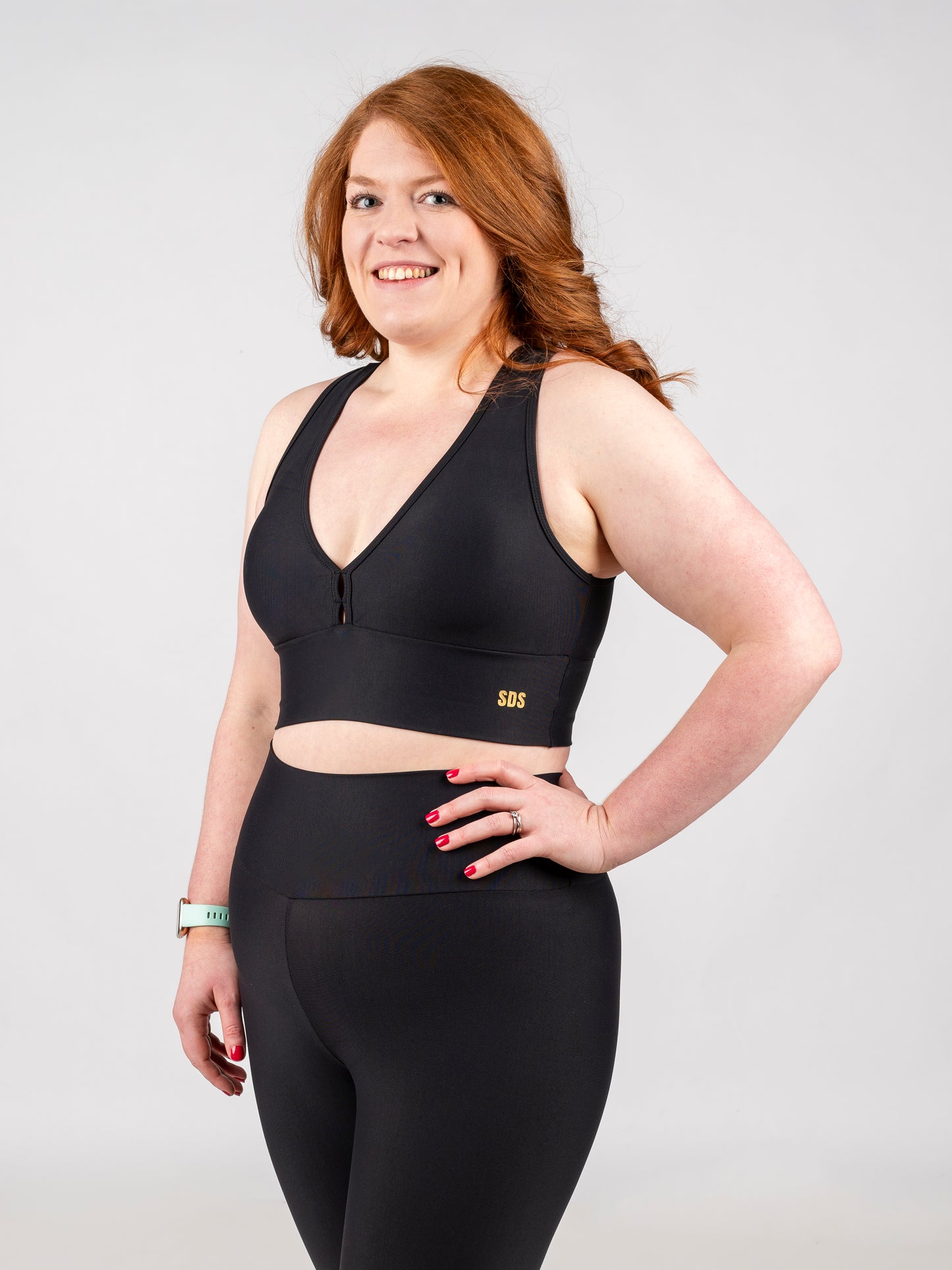 Black Decote -Cropped Bra