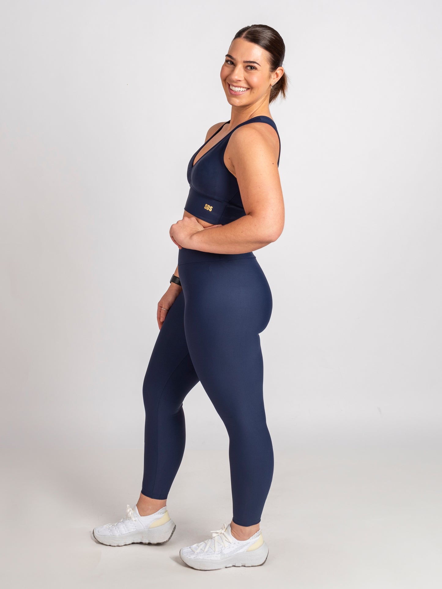 Navy Panther -Ankle Length