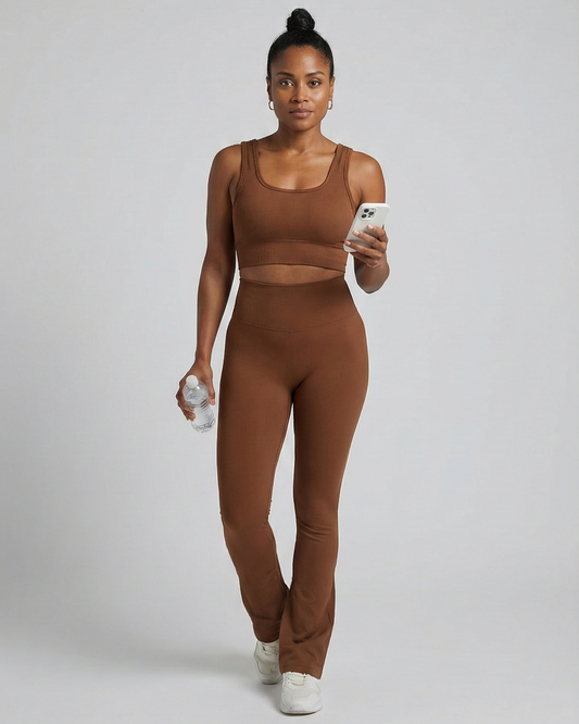 Brown Vibes - Flare - Ultra High Raise