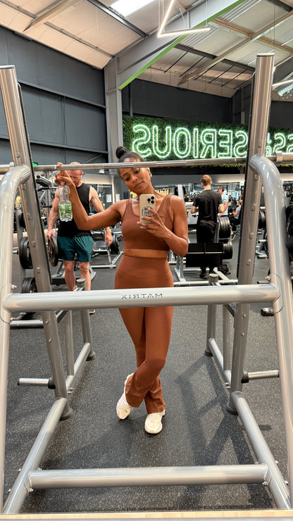 Brown Vibes - Flare - Ultra High Raise